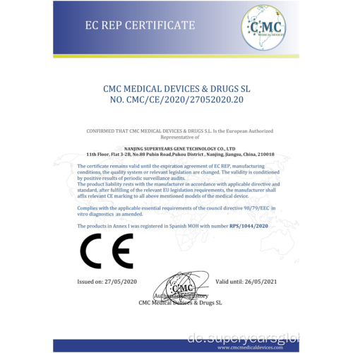 QPCR Rapid Test PCR Echtzeit PCR Kit